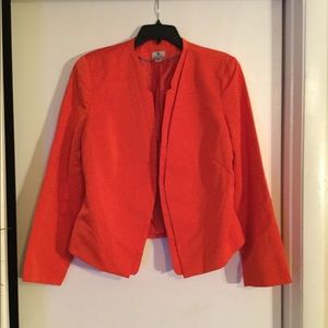 Worthington Orange Career Blazer